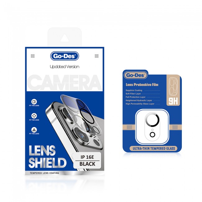 Apple iPhone 16E Go Des Lens Shield CL-14 Kamera Lens Koruyucu Apple iPhone 16E Go Des Lens Shield CL-14 Kamera Lens Koruyucu