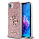 Apple iPhone 16E Kılıf Guess Orjinal Lisanslı 4G Büyük Metal Logolu Glitter Kapak Apple iPhone 16E Kılıf Guess Orjinal Lisanslı 4G Büyük Metal Logolu Glitter Kapak
