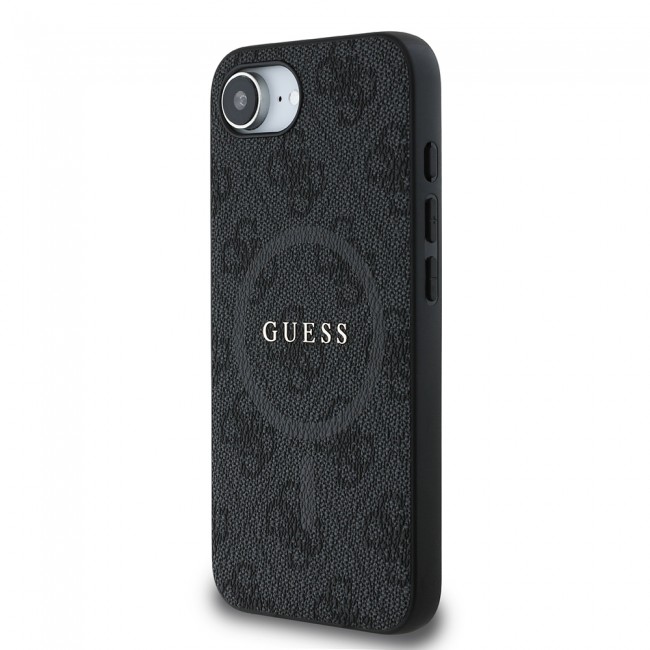 Apple iPhone 16E Kılıf Guess Orjinal Lisanslı M-safe Şarj Özellikli PU Halkalı 4G Desenli Yazı Logolu Kapak Apple iPhone 16E Kılıf Guess Orjinal Lisanslı M-safe Şarj Özellikli PU Halkalı 4G Desenli Yazı Logolu Kapak
