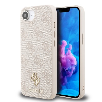 Bal-z Apple iPhone 16E Kılıf Guess Orjinal Lisanslı M-safe Şarj Özellikli Small 4G Classic Kapak