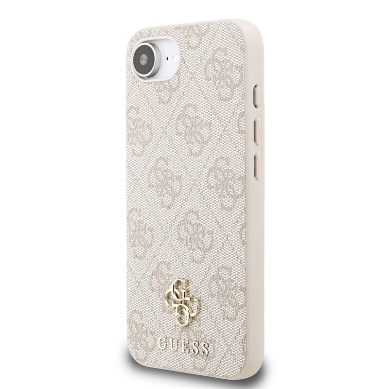 Bal-z Apple iPhone 16E Kılıf Guess Orjinal Lisanslı M-safe Şarj Özellikli Small 4G Classic Kapak