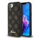 Apple iPhone 16E Kılıf Guess Orjinal Lisanslı M-safe Şarj Özellikli Yazı Logolu Peony Kapak