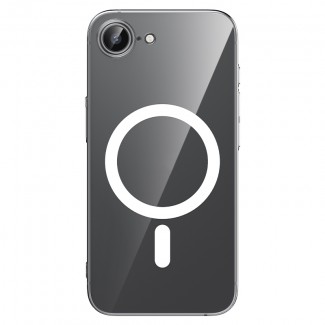 Apple iPhone 16E Kılıf M-safe Şarj Özellikli Benks Crystal Serisi Şeffaf Kapak Apple iPhone 16E Kılıf M-safe Şarj Özellikli Benks Crystal Serisi Şeffaf Kapak