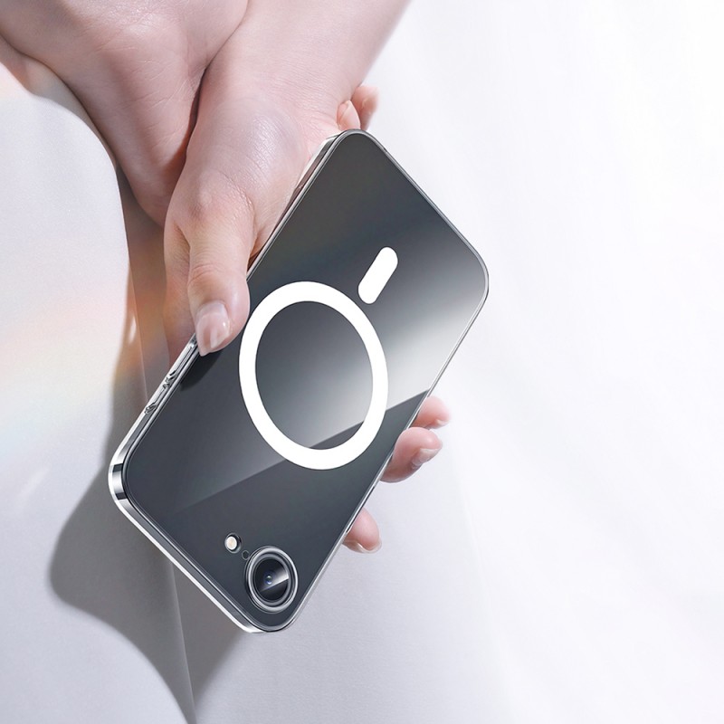 Bal-z Apple iPhone 16E Kılıf M-safe Şarj Özellikli Benks ​​​​​​Crystal Serisi Şeffaf Kapak