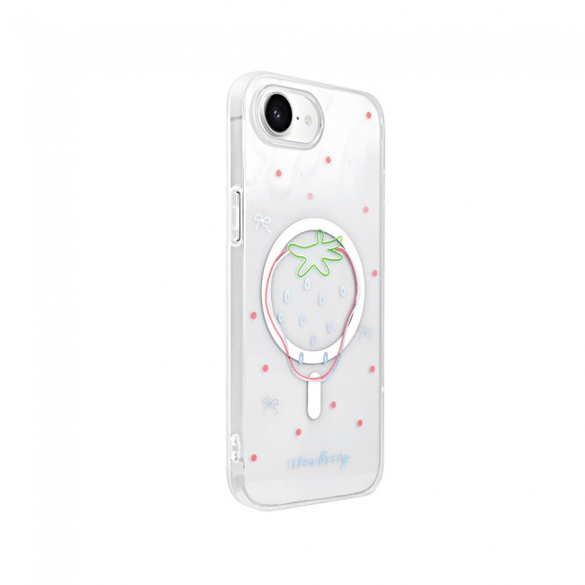 Apple iPhone 16E Kılıf M-Safe Şarj Özellikli Şeffaf Zore Folk Sert Kapak Apple iPhone 16E Kılıf M-Safe Şarj Özellikli Şeffaf Zore Folk Sert Kapak