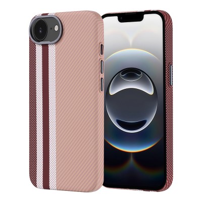 Bal-z Apple iPhone 16E Kılıf M-safe Şarj Özellikli Karbon Fiber Görünümlü Zore Nekst Kapak
