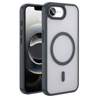 Apple iPhone 16E Kılıf M-safe Şarj Özellikli Mat Arka Yüzey Zore Sio Kapak Apple iPhone 16E Kılıf M-safe Şarj Özellikli Mat Arka Yüzey Zore Sio Kapak