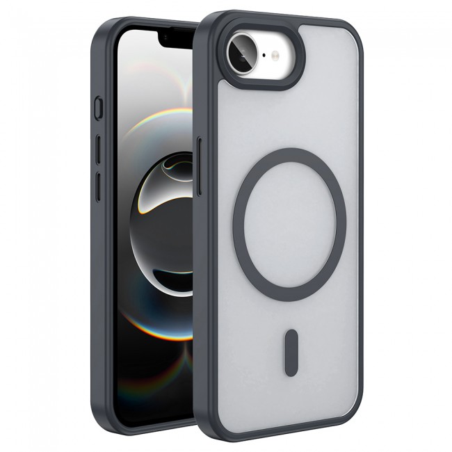 Apple iPhone 16E Kılıf M-safe Şarj Özellikli Mat Arka Yüzey Zore Sio Kapak Apple iPhone 16E Kılıf M-safe Şarj Özellikli Mat Arka Yüzey Zore Sio Kapak