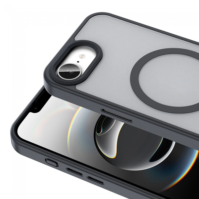 Apple iPhone 16E Kılıf M-safe Şarj Özellikli Mat Arka Yüzey Zore Sio Kapak Apple iPhone 16E Kılıf M-safe Şarj Özellikli Mat Arka Yüzey Zore Sio Kapak