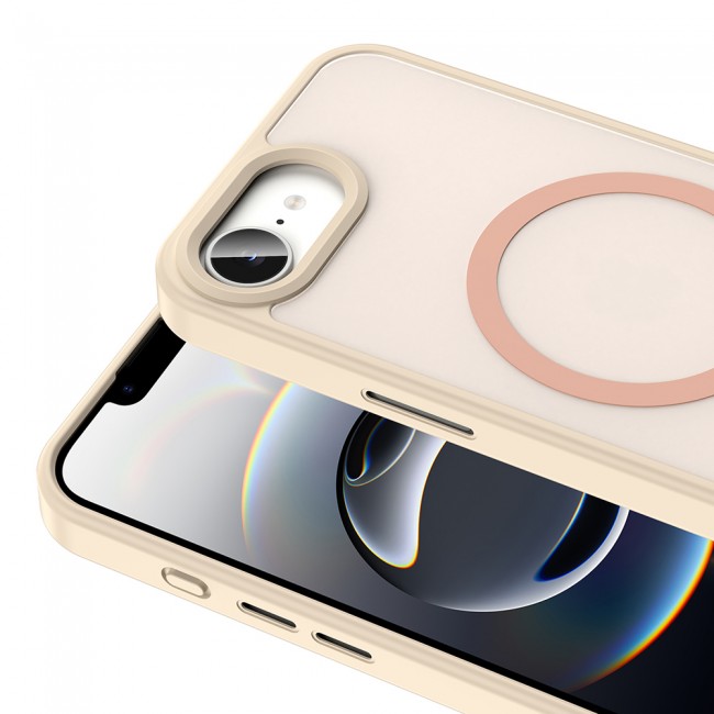 Apple iPhone 16E Kılıf M-safe Şarj Özellikli Mat Arka Yüzey Zore Sio Kapak Apple iPhone 16E Kılıf M-safe Şarj Özellikli Mat Arka Yüzey Zore Sio Kapak