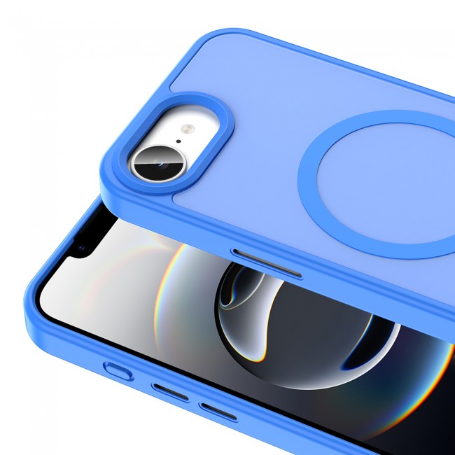 Apple iPhone 16E Kılıf M-safe Şarj Özellikli Mat Arka Yüzey Zore Sio Kapak Apple iPhone 16E Kılıf M-safe Şarj Özellikli Mat Arka Yüzey Zore Sio Kapak