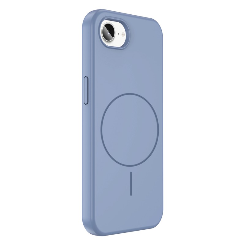 Bal-z Apple iPhone 16E Kılıf M-safe Şarj Özellikli Sıvı Teknolojili Silinebilir Sert Zore Kivi Kapak