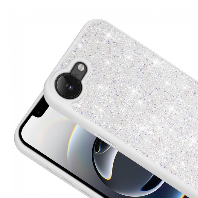 Apple iPhone 16E Kılıf Parlak Taşlı Tasarım Zore Pırlanta Kapak Apple iPhone 16E Kılıf Parlak Taşlı Tasarım Zore Pırlanta Kapak