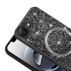 Apple iPhone 16E Kılıf Pırlanta Tasarımlı M-safe Şarj Özellikli Zore Mozaik Silikon Kapak Apple iPhone 16E Kılıf Pırlanta Tasarımlı M-safe Şarj Özellikli Zore Mozaik Silikon Kapak