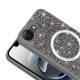 Apple iPhone 16E Kılıf Pırlanta Tasarımlı M-safe Şarj Özellikli Zore Mozaik Silikon Kapak Apple iPhone 16E Kılıf Pırlanta Tasarımlı M-safe Şarj Özellikli Zore Mozaik Silikon Kapak
