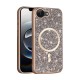 Apple iPhone 16E Kılıf Pırlanta Tasarımlı M-safe Şarj Özellikli Zore Mozaik Silikon Kapak Apple iPhone 16E Kılıf Pırlanta Tasarımlı M-safe Şarj Özellikli Zore Mozaik Silikon Kapak