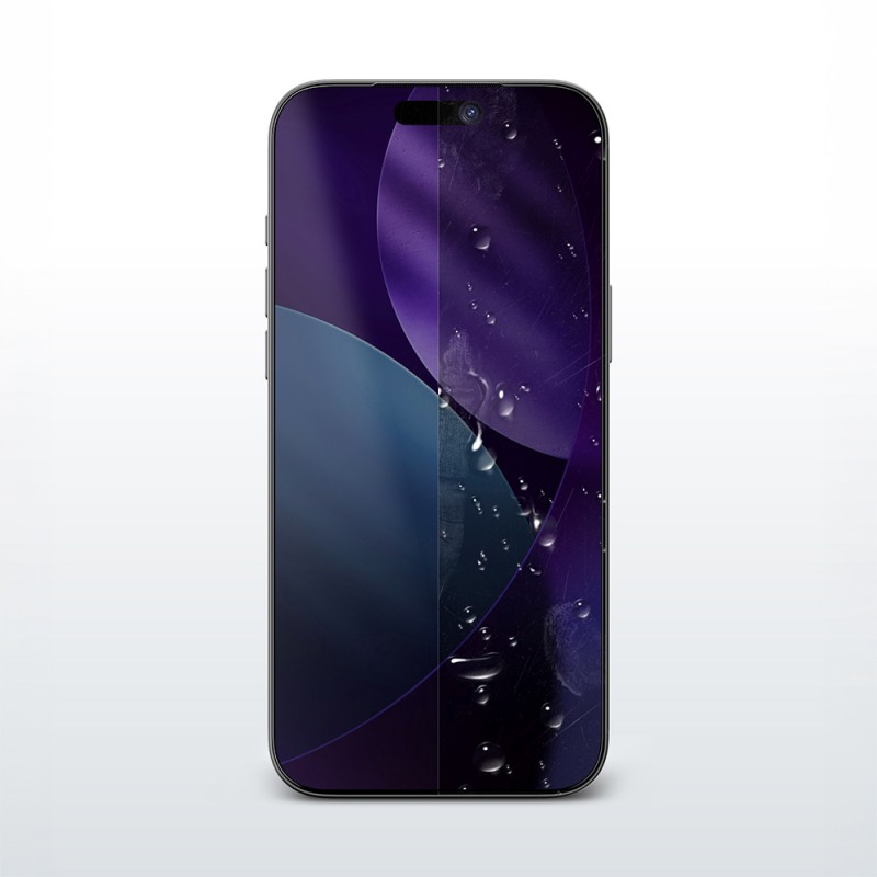 Bal-z Apple iPhone 17 Air Amazingthing Titan Privacy Parmak İzi Bırakmayan Temperli Cam Ekran Koruyucu