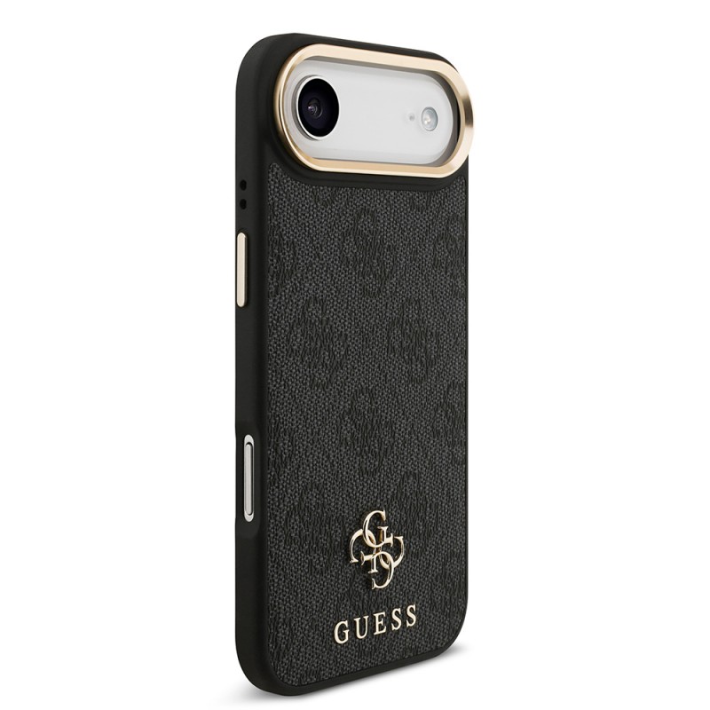 Bal-z Apple iPhone 17 Air Guess Orjinal Lisanslı 4G ve Yazı Logolu Kılıf + Ekran Koruyucu + Lens Koruyucu 3in1 Aksesuar Seti