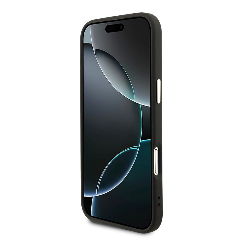 Bal-z Apple iPhone 17 Air Kılıf Guess Orjinal Lisanslı 4G Büyük Metal Kamera Çerçeveli ve Logolu Glitter Kapak