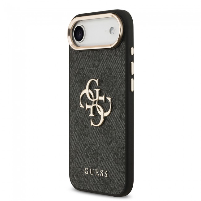 Apple iPhone 17 Air Kılıf Guess Orjinal Lisanslı Gold Metal Kamera Çerçeveli 4G Desenli Metal Büyük 4G ve Yazı Logolu Kapak Apple iPhone 17 Air Kılıf Guess Orjinal Lisanslı Gold Metal Kamera Çerçeveli 4G Desenli Metal Büyük 4G ve Yazı Logolu Kapak