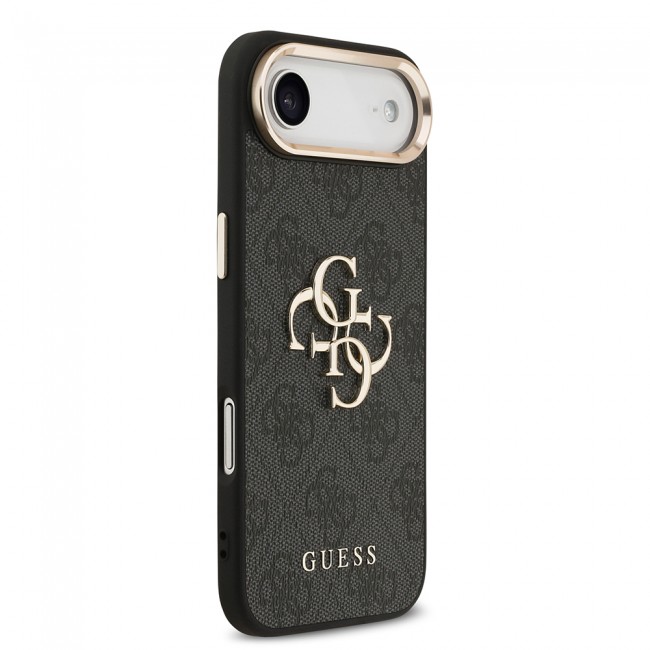 Apple iPhone 17 Air Kılıf Guess Orjinal Lisanslı Gold Metal Kamera Çerçeveli 4G Desenli Metal Büyük 4G ve Yazı Logolu Kapak Apple iPhone 17 Air Kılıf Guess Orjinal Lisanslı Gold Metal Kamera Çerçeveli 4G Desenli Metal Büyük 4G ve Yazı Logolu Kapak
