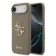 Apple iPhone 17 Air Kılıf Guess Orjinal Lisanslı Grained Yazı Logolu Kapak Apple iPhone 17 Air Kılıf Guess Orjinal Lisanslı Grained Yazı Logolu Kapak