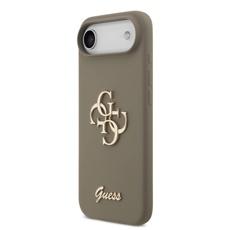 Bal-z Apple iPhone 17 Air Kılıf Guess Orjinal Lisanslı Grained Yazı Logolu Kapak