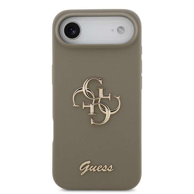 Apple iPhone 17 Air Kılıf Guess Orjinal Lisanslı Grained Yazı Logolu Kapak Apple iPhone 17 Air Kılıf Guess Orjinal Lisanslı Grained Yazı Logolu Kapak