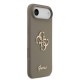 Apple iPhone 17 Air Kılıf Guess Orjinal Lisanslı Grained Yazı Logolu Kapak Apple iPhone 17 Air Kılıf Guess Orjinal Lisanslı Grained Yazı Logolu Kapak