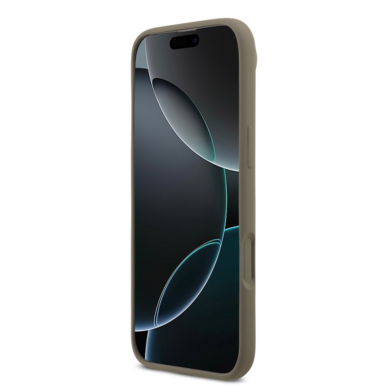 Bal-z Apple iPhone 17 Air Kılıf Guess Orjinal Lisanslı Grained Yazı Logolu Kapak