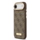 Apple iPhone 17 Air Kılıf Guess Orjinal Lisanslı M-safe Şarj Özellikli 4G Desenli PU Metal Plaka Klasik Logolu Kapak Apple iPhone 17 Air Kılıf Guess Orjinal Lisanslı M-safe Şarj Özellikli 4G Desenli PU Metal Plaka Klasik Logolu Kapak