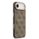 Apple iPhone 17 Air Kılıf Guess Orjinal Lisanslı M-safe Şarj Özellikli Gold Metal Kamera Çerçeveli PU Deri 4G Desenli Yazı Logolu Kapak Apple iPhone 17 Air Kılıf Guess Orjinal Lisanslı M-safe Şarj Özellikli Gold Metal Kamera Çerçeveli PU Deri 4G Desenli Yazı Logolu Kapak