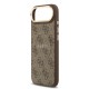Apple iPhone 17 Air Kılıf Guess Orjinal Lisanslı M-safe Şarj Özellikli Gold Metal Kamera Çerçeveli PU Deri 4G Desenli Yazı Logolu Kapak Apple iPhone 17 Air Kılıf Guess Orjinal Lisanslı M-safe Şarj Özellikli Gold Metal Kamera Çerçeveli PU Deri 4G Desenli Yazı Logolu Kapak