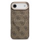 Apple iPhone 17 Air Kılıf Guess Orjinal Lisanslı M-safe Şarj Özellikli Gold Metal Kamera Çerçeveli PU Deri 4G Desenli Yazı Logolu Kapak Apple iPhone 17 Air Kılıf Guess Orjinal Lisanslı M-safe Şarj Özellikli Gold Metal Kamera Çerçeveli PU Deri 4G Desenli Yazı Logolu Kapak