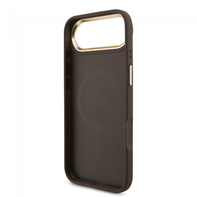 Apple iPhone 17 Air Kılıf Guess Orjinal Lisanslı M-safe Şarj Özellikli Gold Metal Kamera Çerçeveli Taşlı 4G Logolu Kapak Apple iPhone 17 Air Kılıf Guess Orjinal Lisanslı M-safe Şarj Özellikli Gold Metal Kamera Çerçeveli Taşlı 4G Logolu Kapak