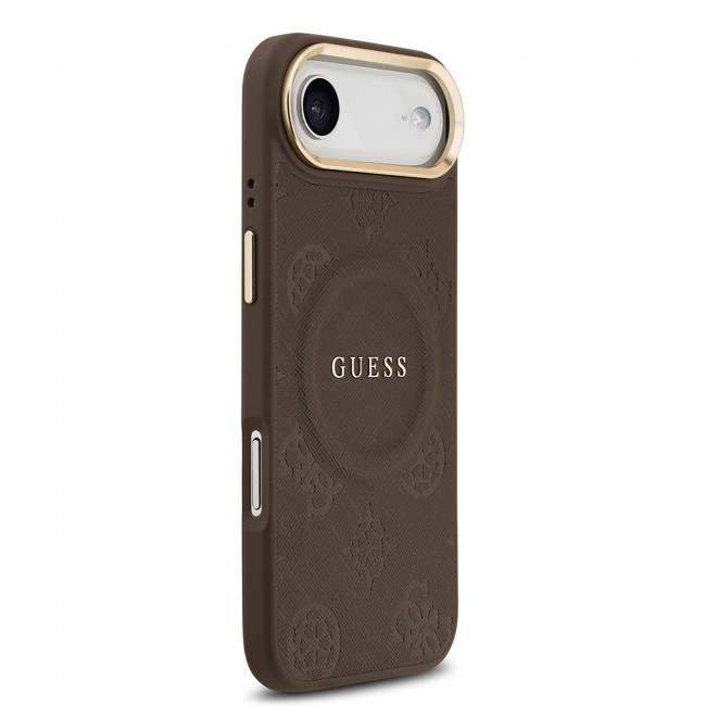 Apple iPhone 17 Air Kılıf Guess Orjinal Lisanslı M-safe Şarj Özellikli Sıcak Baskılı Yazı Logolu PU Deri Peony Kapak Apple iPhone 17 Air Kılıf Guess Orjinal Lisanslı M-safe Şarj Özellikli Sıcak Baskılı Yazı Logolu PU Deri Peony Kapak