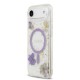 Bal-z Apple iPhone 17 Air Kılıf Guess Orjinal Lisanslı M-safe Şarj Özellikli Transparan Resin Flowers Kapak