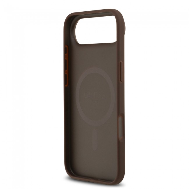 Apple iPhone 17 Air Kılıf Guess Orjinal Lisanslı M-safe Şarj Özellikli Yazı Logolu Circle Classic Kapak Apple iPhone 17 Air Kılıf Guess Orjinal Lisanslı M-safe Şarj Özellikli Yazı Logolu Circle Classic Kapak