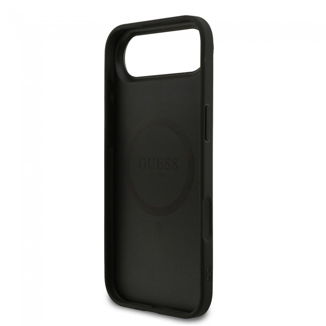 Apple iPhone 17 Air Kılıf Guess Orjinal Lisanslı M-safe Şarj Özellikli Yazı Logolu PU Deri Kapak Apple iPhone 17 Air Kılıf Guess Orjinal Lisanslı M-safe Şarj Özellikli Yazı Logolu PU Deri Kapak