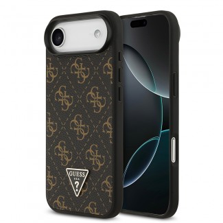 Apple iPhone 17 Air Kılıf Guess Orjinal Lisanslı PU Deri 4G Desenli Üçgen Logolu Kapak Apple iPhone 17 Air Kılıf Guess Orjinal Lisanslı PU Deri 4G Desenli Üçgen Logolu Kapak