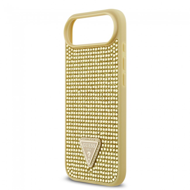 Apple iPhone 17 Air Kılıf Guess Orjinal Lisanslı Taşlı Arka Yüzey Üçgen Logolu Kapak Apple iPhone 17 Air Kılıf Guess Orjinal Lisanslı Taşlı Arka Yüzey Üçgen Logolu Kapak