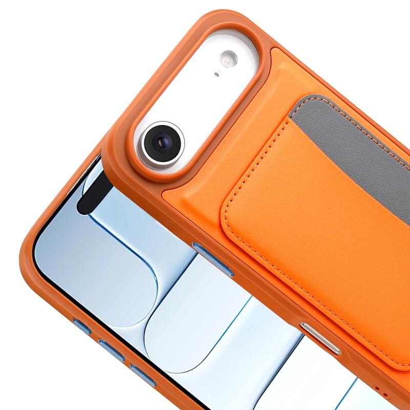 Bal-z Apple iPhone 17 Air Kılıf Kartlıklı  X-Kart Silikon Kapak