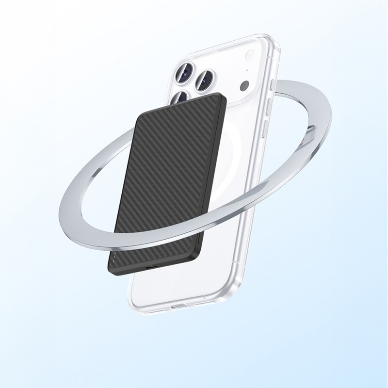 Bal-z Apple iPhone 17 Air Kılıf M-safe Şarj Özellikli Benks ​​​​​​Crystal Serisi Şeffaf Kapak