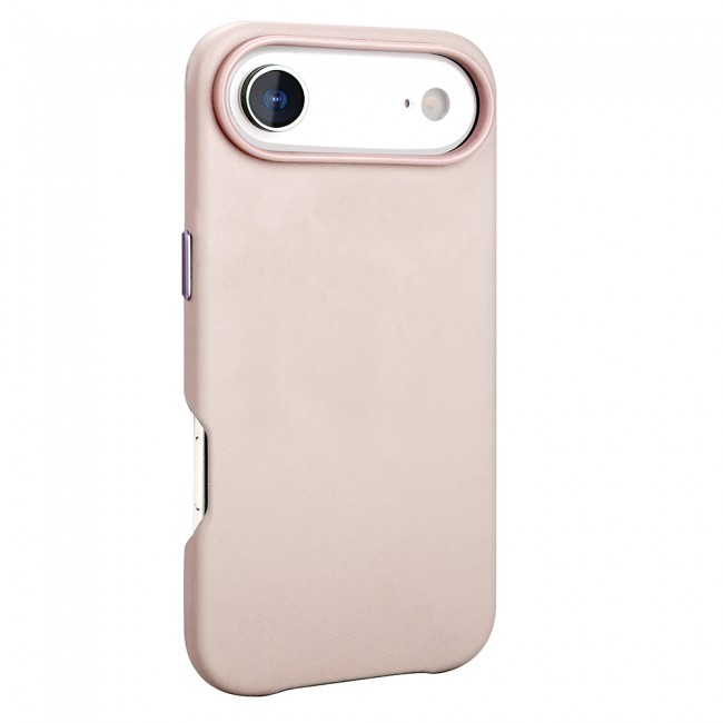 Apple iPhone 17 Air Kılıf M-safe Şarj Özellikli PU Deri Görünümlü Zore Kupra Kapak Apple iPhone 17 Air Kılıf M-safe Şarj Özellikli PU Deri Görünümlü Zore Kupra Kapak