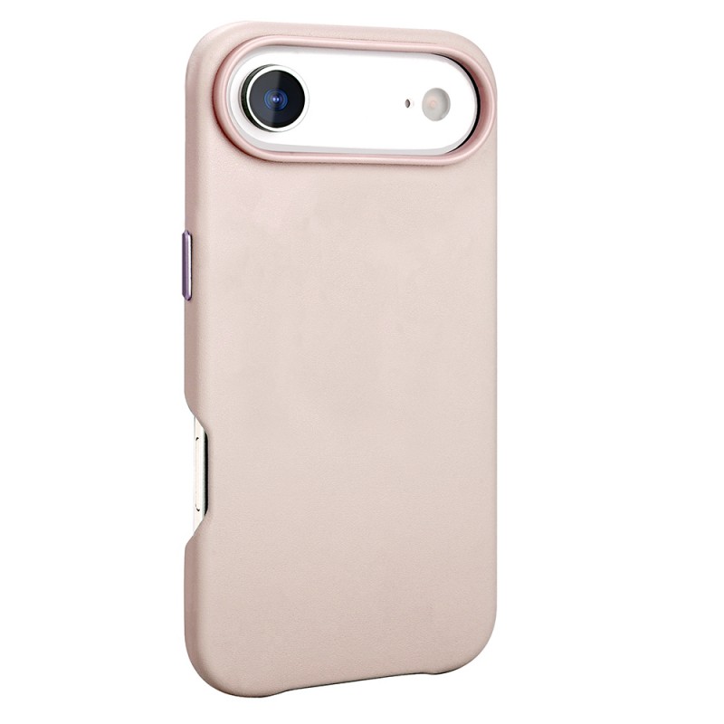 Bal-z Apple iPhone 17 Air Kılıf M-safe Şarj Özellikli PU Deri Görünümlü  Kupra Kapak