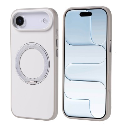 Bal-z Apple iPhone 17 Air Kılıf M-Safe Şarj Özellikli Standlı  Proton Silikon Kapak