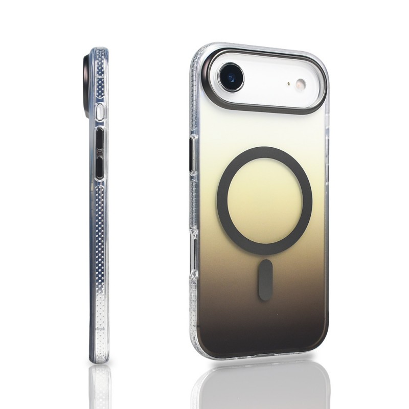 Bal-z Apple iPhone 17 Air Kılıf M-safe Şarj Özellikli Transparan Renk Geçişli  Toros Kapak