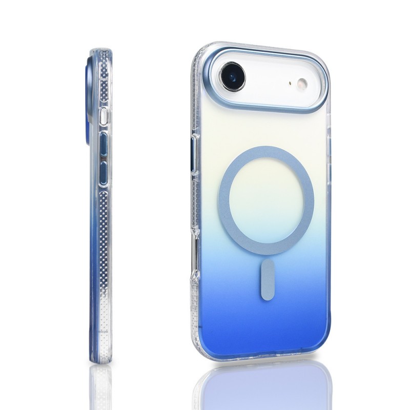 Bal-z Apple iPhone 17 Air Kılıf M-safe Şarj Özellikli Transparan Renk Geçişli  Toros Kapak