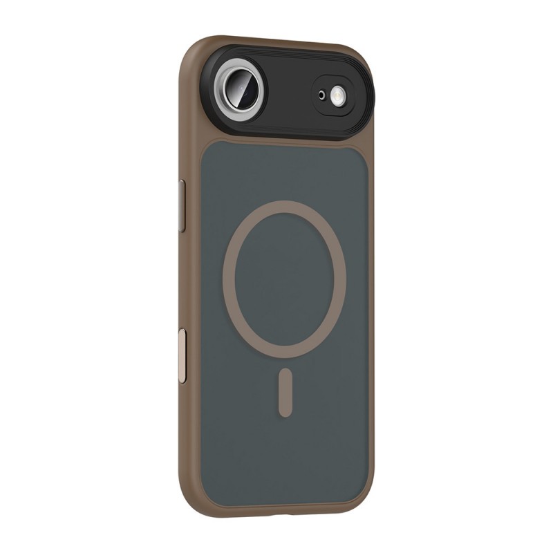 Bal-z Apple iPhone 17 Air Kılıf Mat Arka Yüzey Wireless Şarj Özellikli  Flet M-safe Kapak