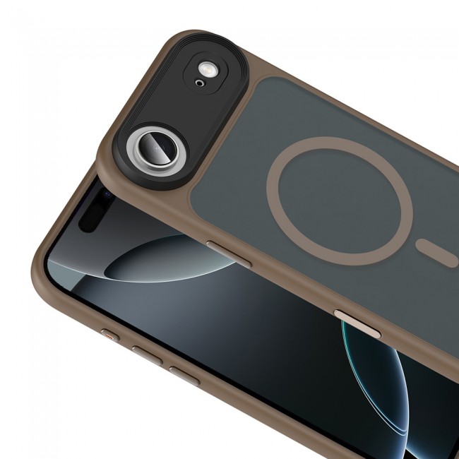 Apple iPhone 17 Air Kılıf Mat Arka Yüzey Wireless Şarj Özellikli Zore Flet M-safe Kapak Apple iPhone 17 Air Kılıf Mat Arka Yüzey Wireless Şarj Özellikli Zore Flet M-safe Kapak